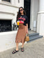 JUICY OVERSIZED TEE - BLACK