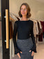 ANNIKA SKIRT- DARK GREY