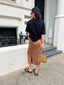 JENSEN SKIRT - RUST