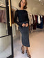ANNIKA SKIRT- DARK GREY