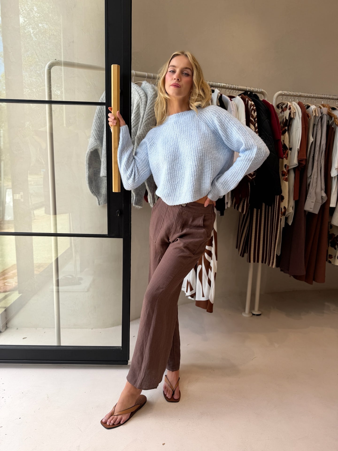 HANNAH KNIT- BLUE