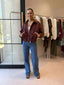 CHESTER SUEDE JACKET - WINE