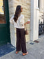 HIGH TIME LINEN PANT - BROWN
