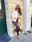 CHESTER SUEDE JACKET - CREAM