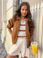 CHESTER SUEDE JACKET - PUMPKIN SPICE