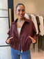 CHESTER SUEDE JACKET - WINE