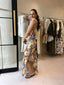 CALLISTA MAXI DRESS - ABSTRACT FLORAL