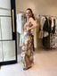 CALLISTA MAXI DRESS - ABSTRACT FLORAL