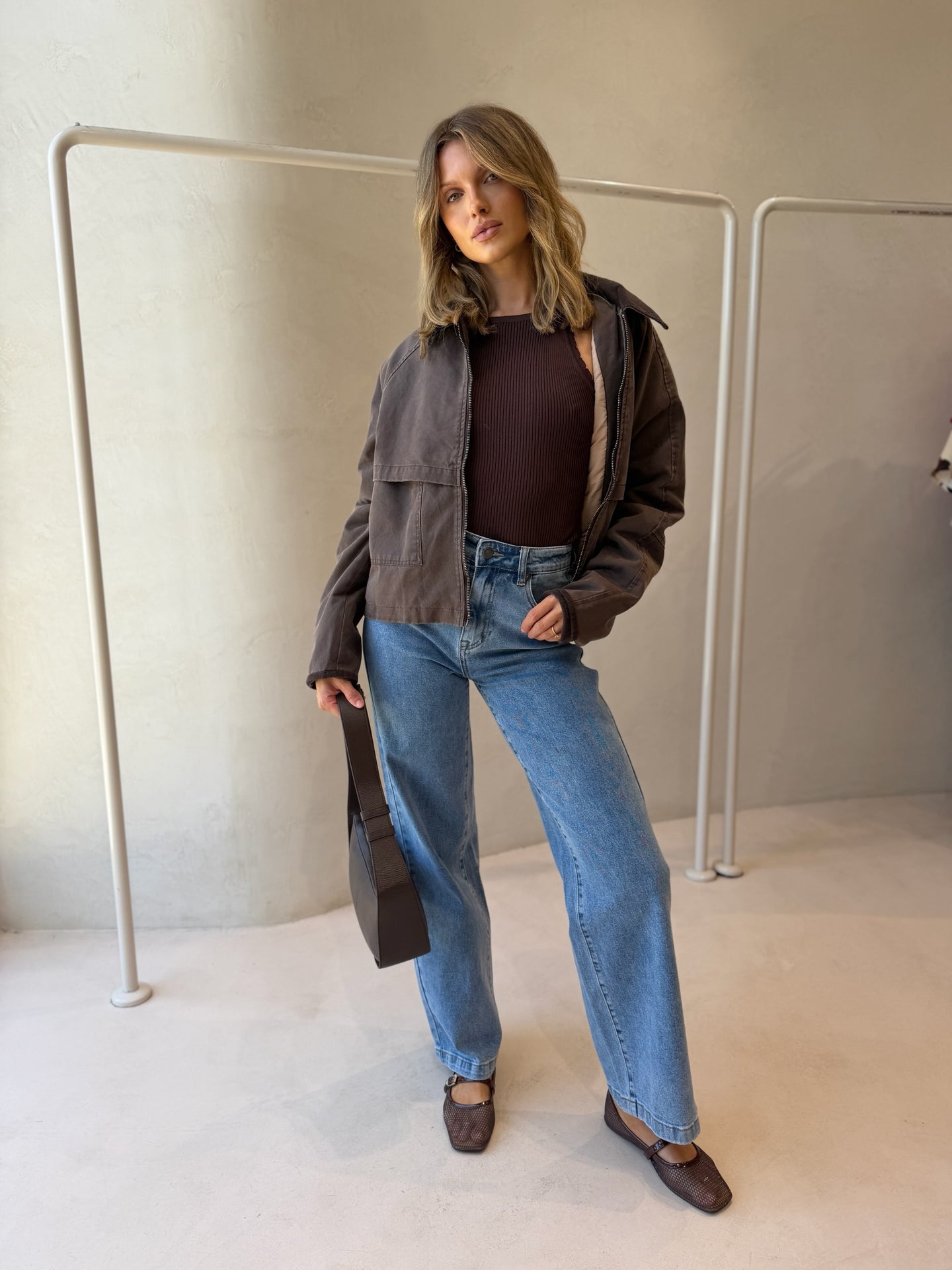 JACQUI WIDE LEG JEAN - LIGHT BLUE