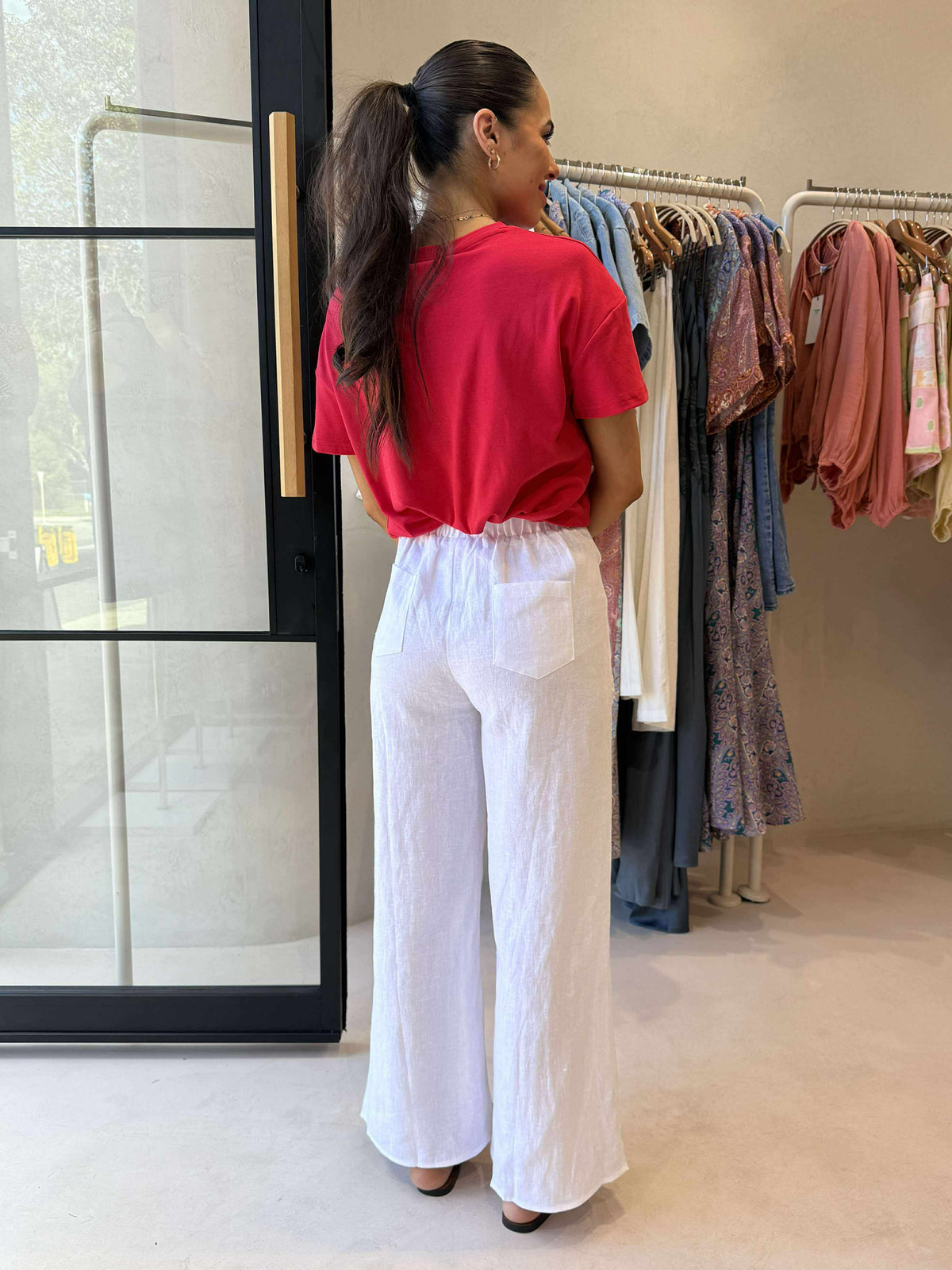 LEXI T-SHIRT - CHERRY