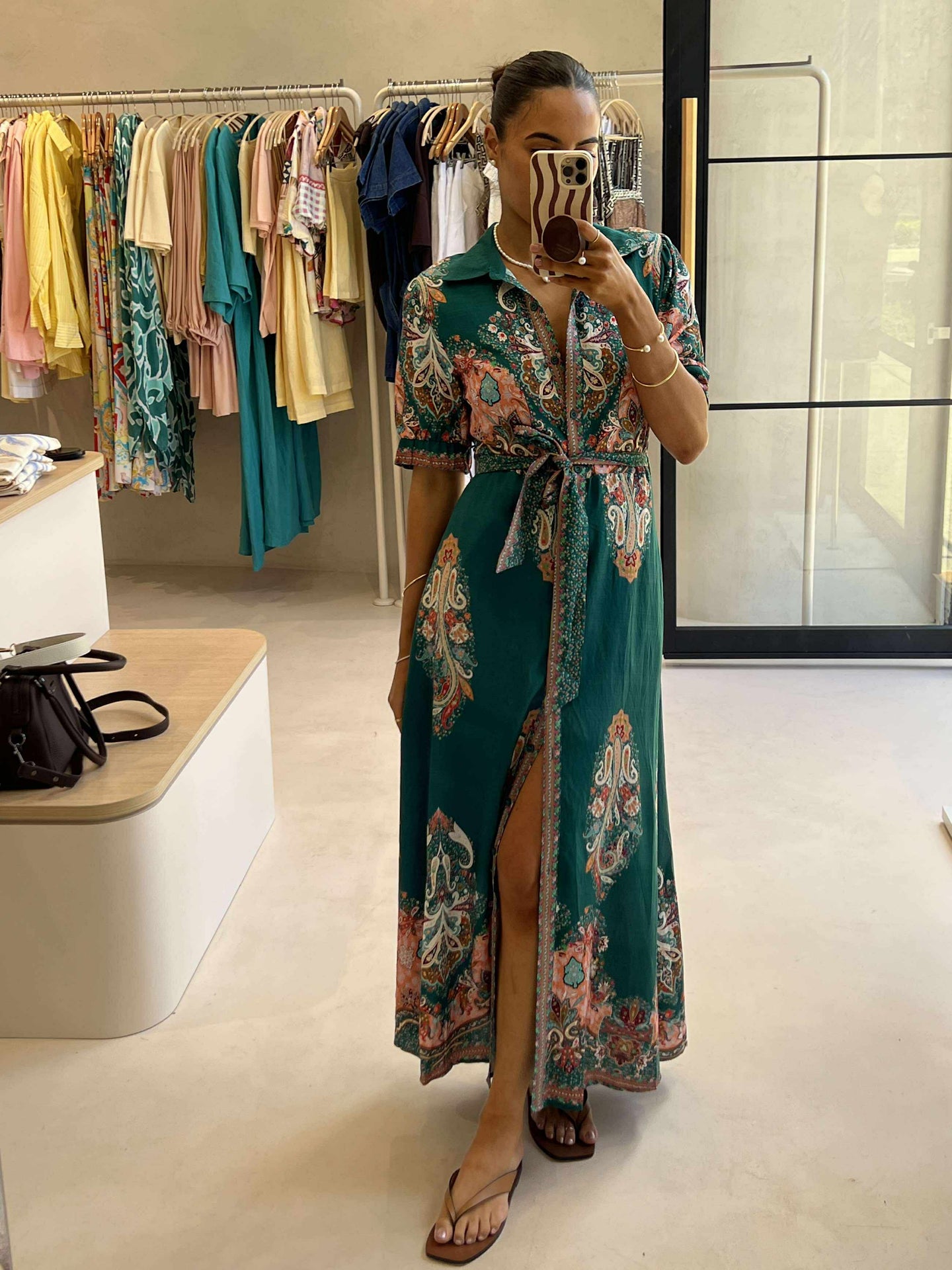 EMERALD MAXI DRESS