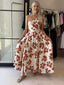 BONITA DRESS- BURNT ORANGE