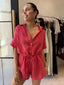 PANIA PLAYSUIT- RED