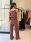 RIVIERA TOP - BROWN