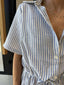 PANIA PLAYSUIT-BLUE STRIPE
