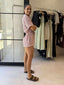 PANIA PLAYSUIT-RED AND WHITE STRIPE