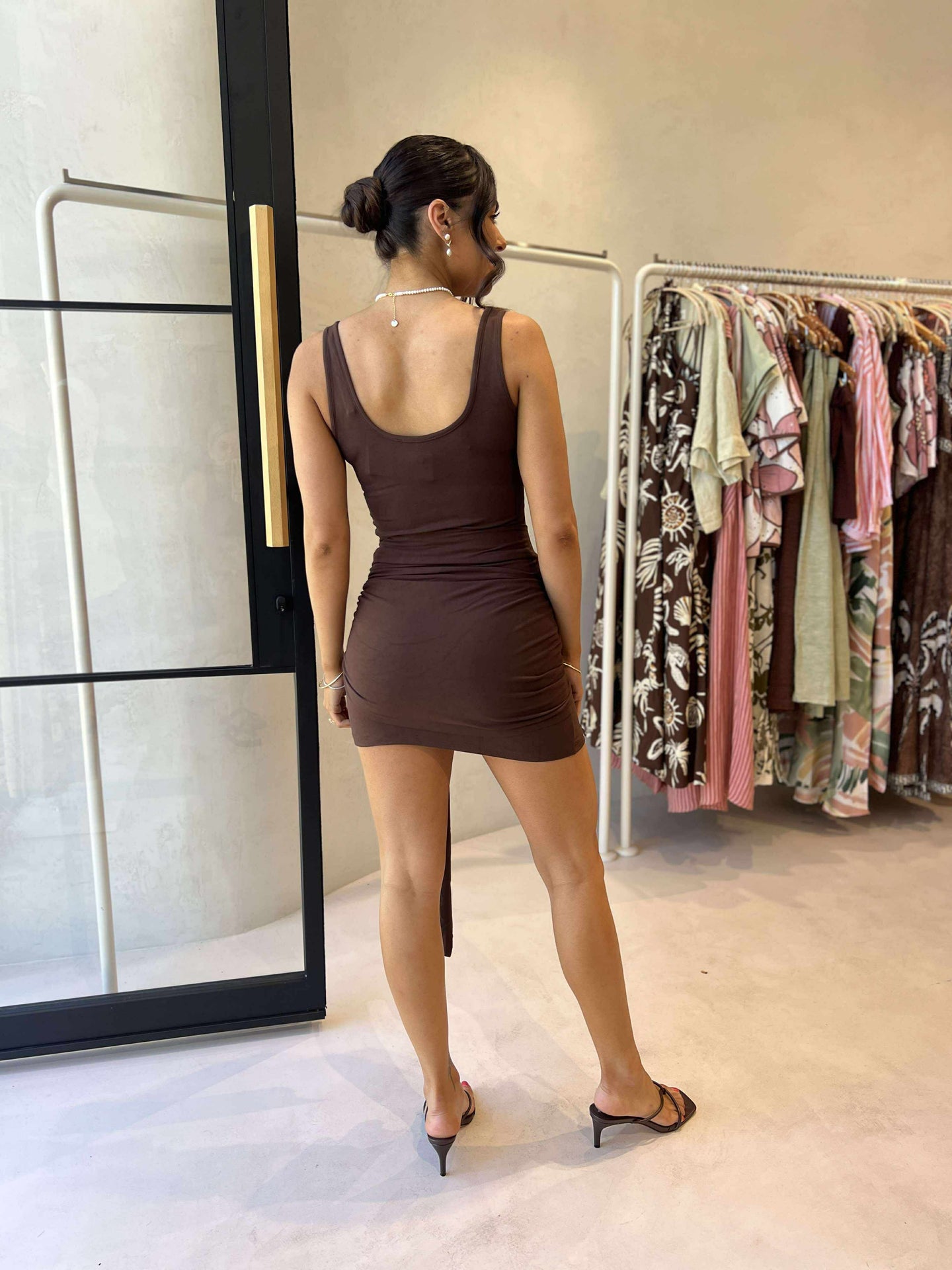 LENNON DRAPE DRESS