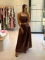TULSA SKIRT - CHOCOLATE
