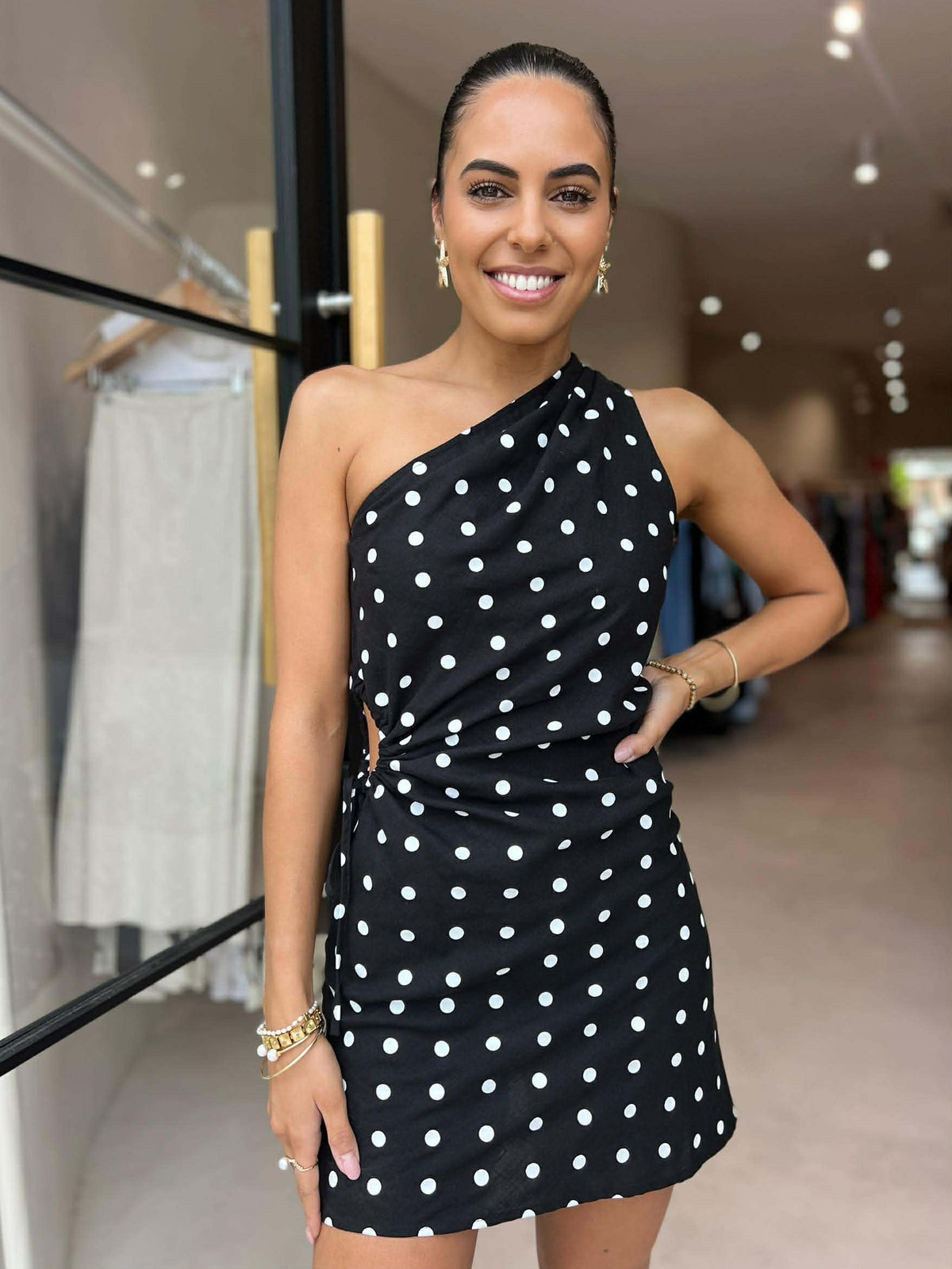 JARRAH MINI - BLACK POLKA DOT