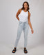 MONICA MOM COMFORT JEAN - BLEACH