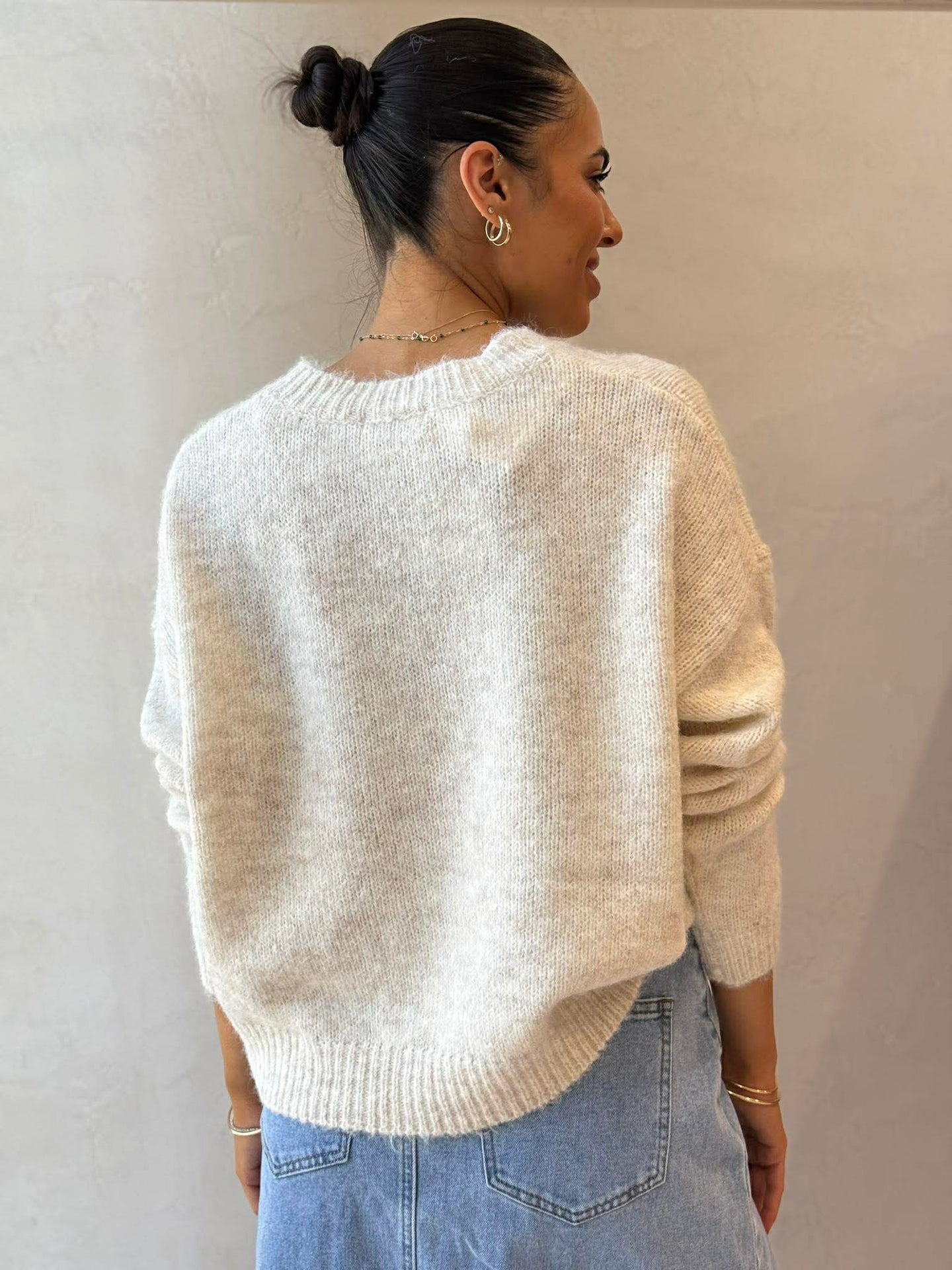 PALM COVE KNIT- OAT
