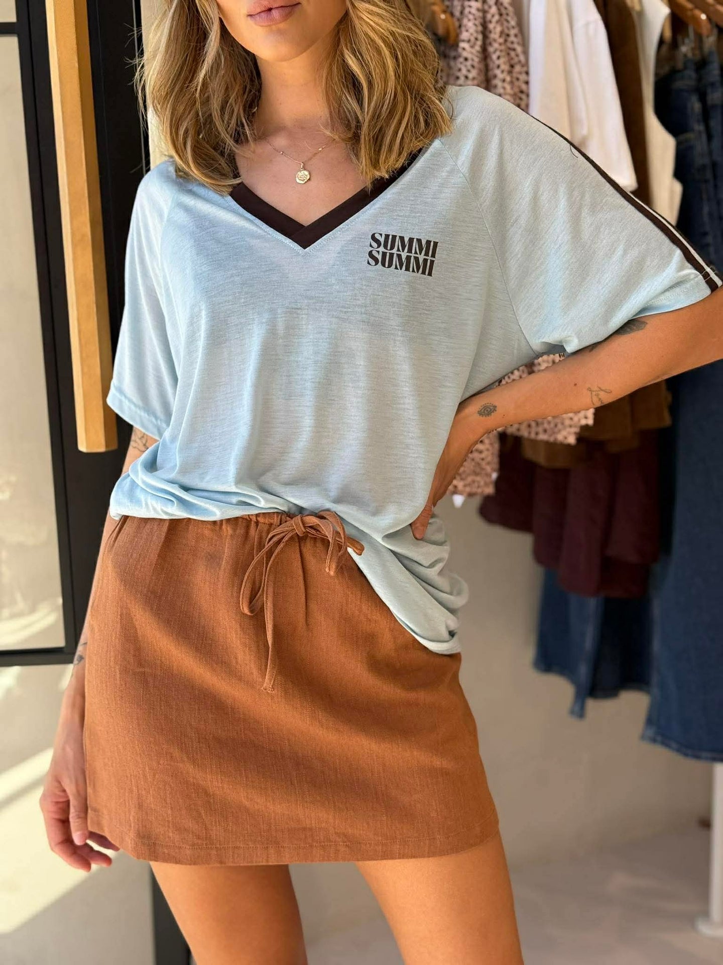 CANTERBURY SKIRT - BRONZE