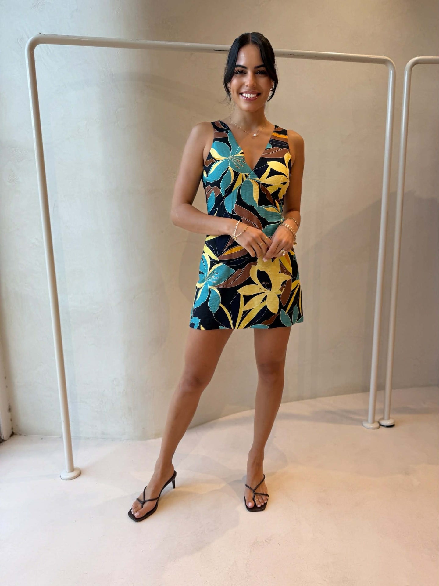 SABINE DRESS -FLORAL NIGHTS