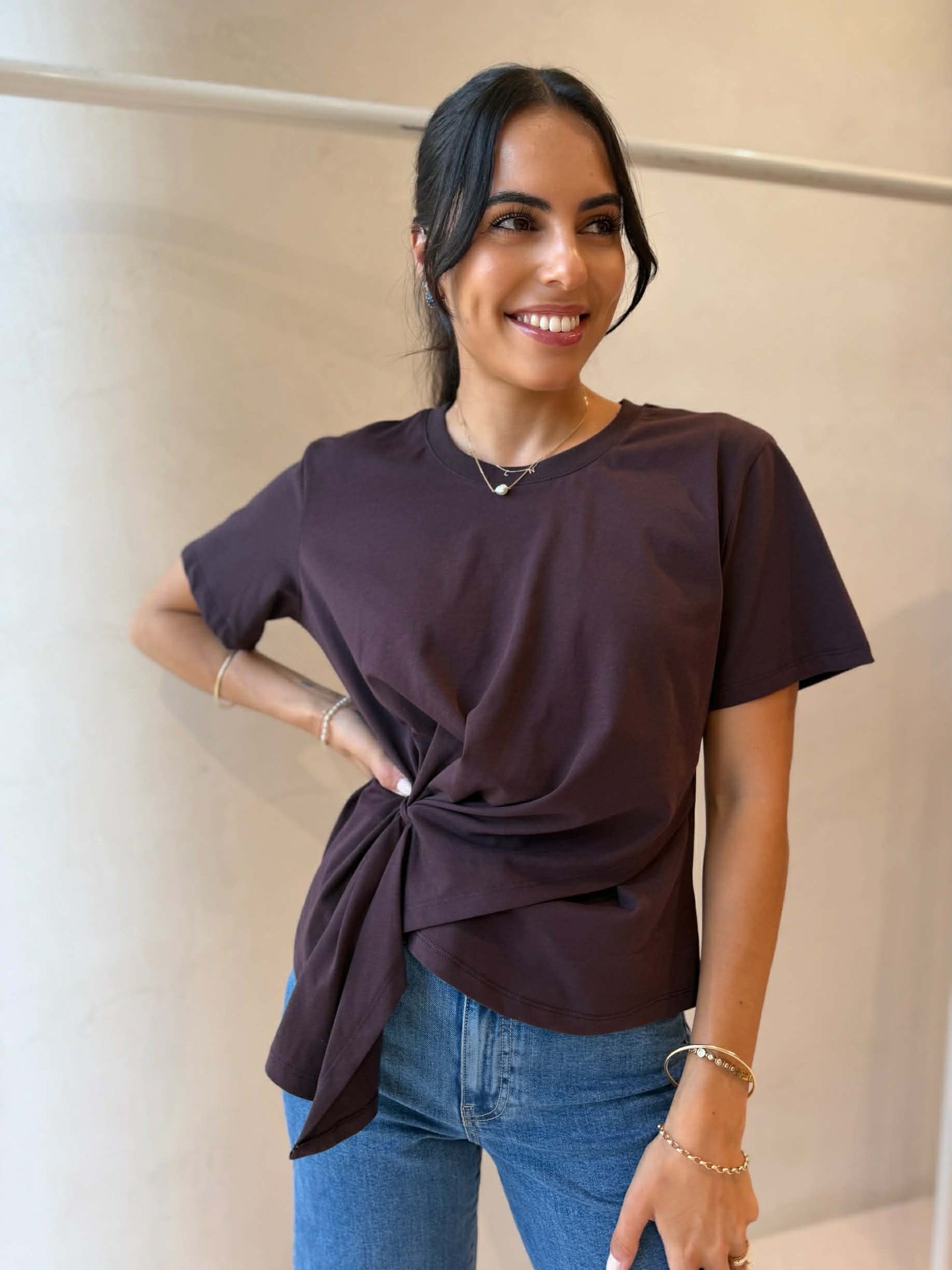 VERITY TOP- DEEP PURPLE