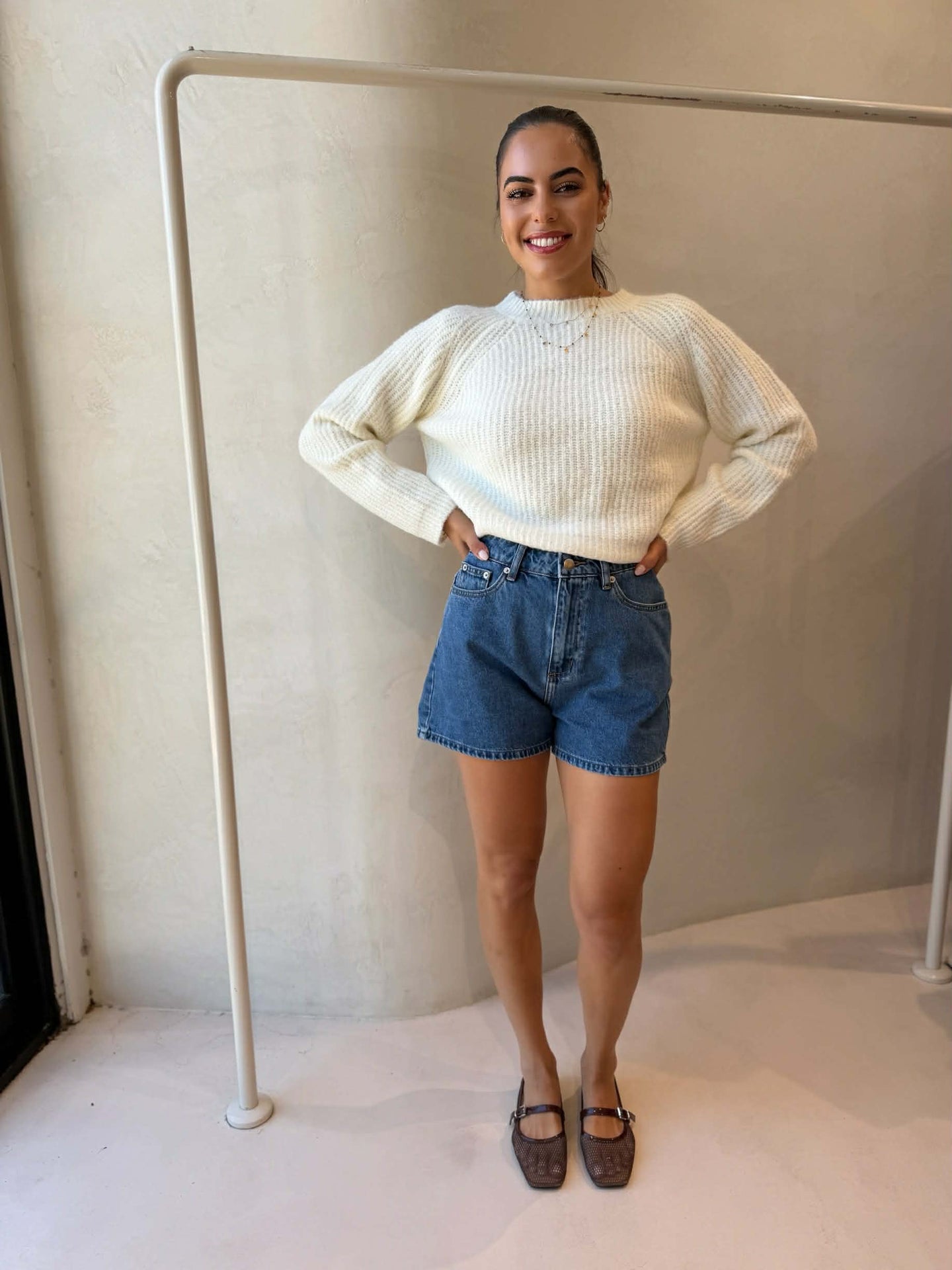 HANNAH KNIT- WHITE