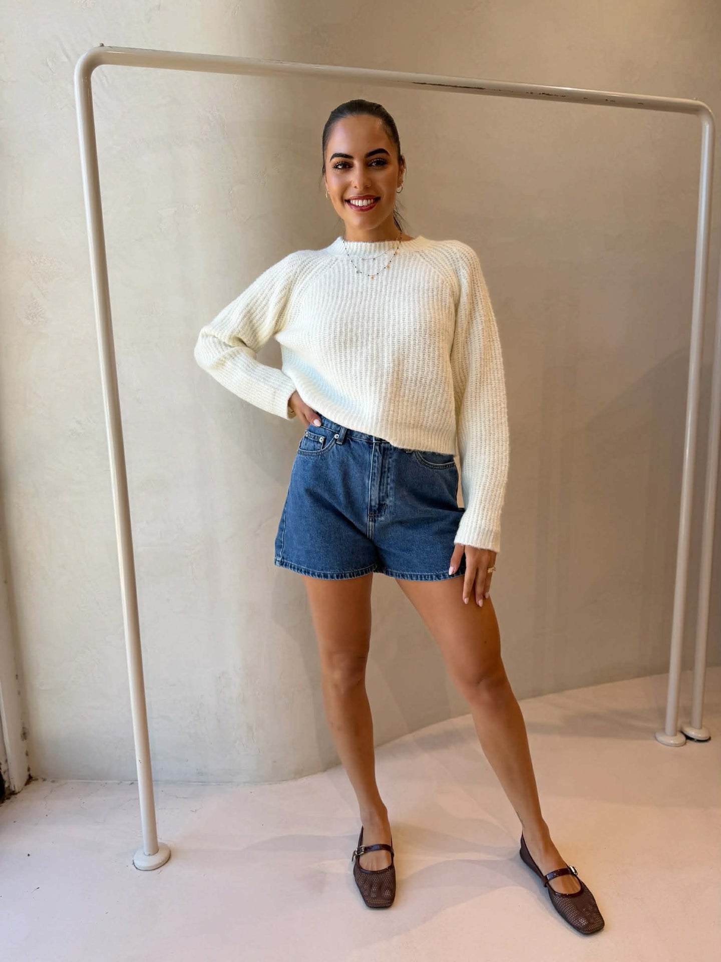HANNAH KNIT- WHITE