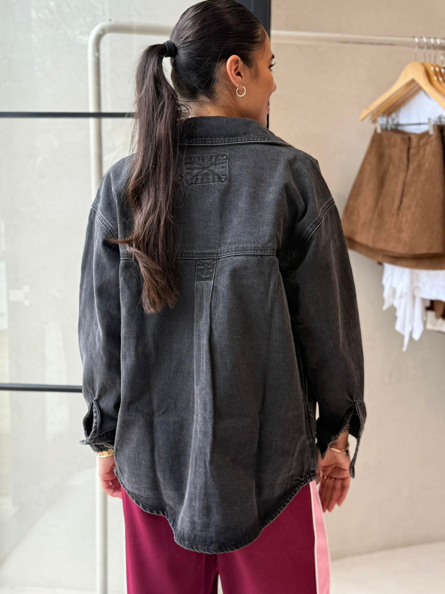 BOBBI SIDE POCKET SHACKET