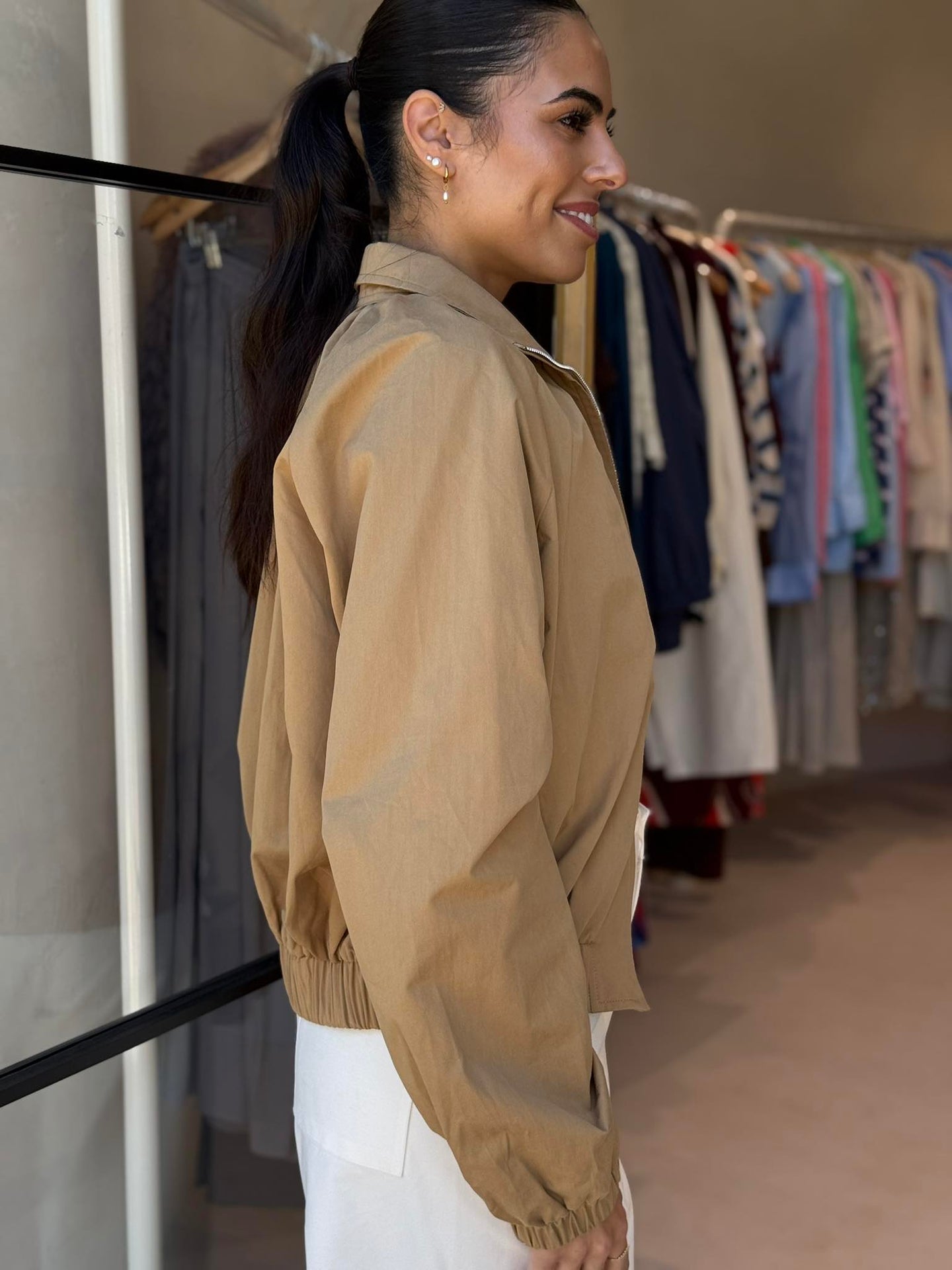 SANTOS JACKET- CAMEL