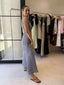 BRANDY MAXI DRESS - DENIM BLUE STRIPE