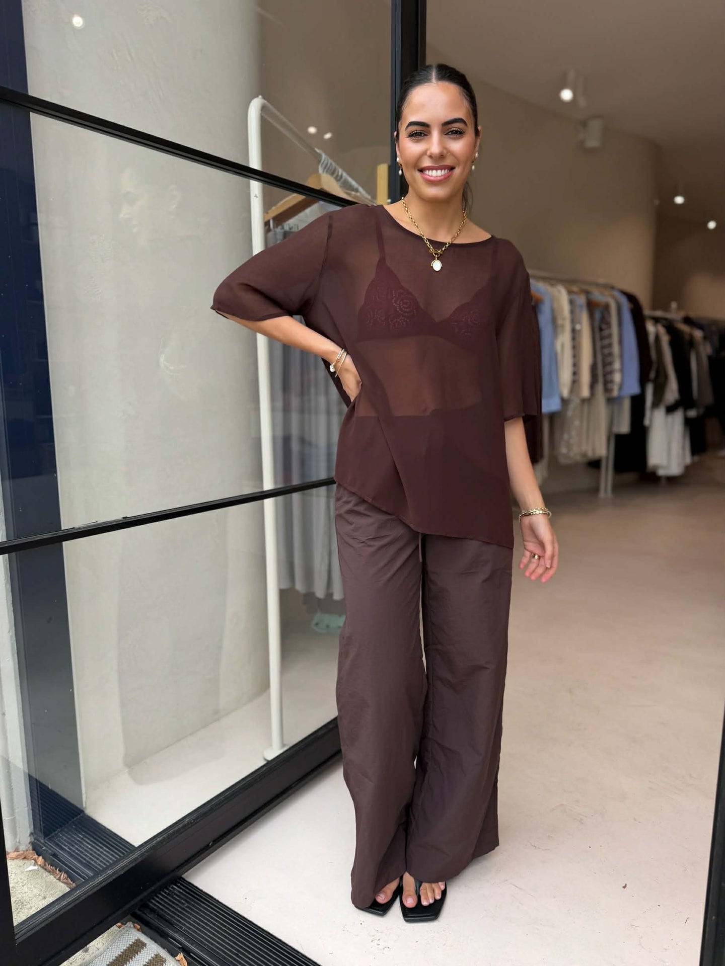 PIPER PANT- CHOC