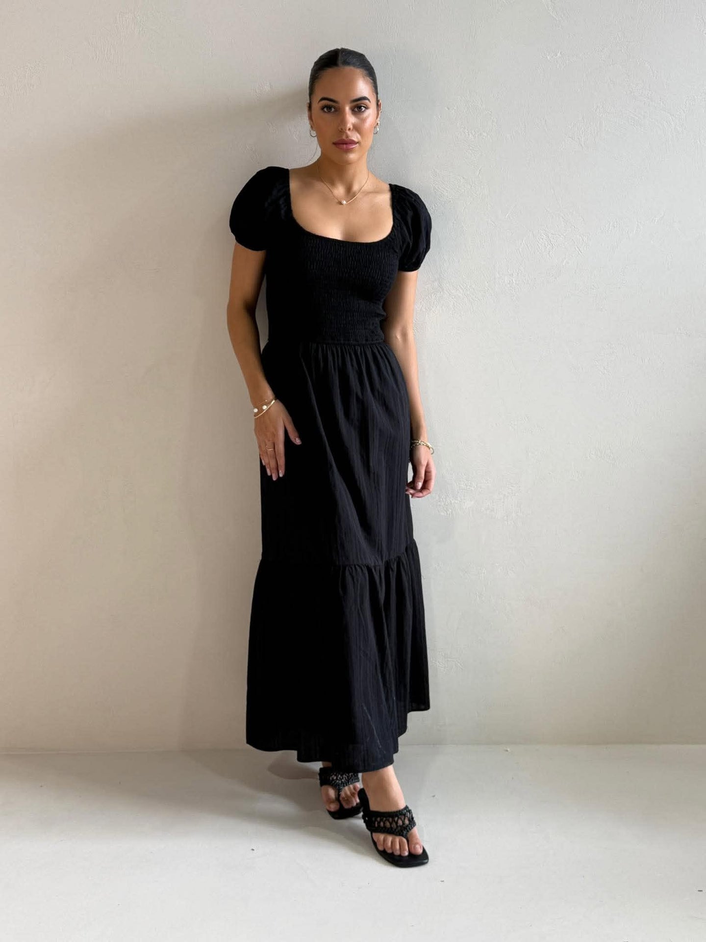 NYXIE MAXI DRESS- BLACK