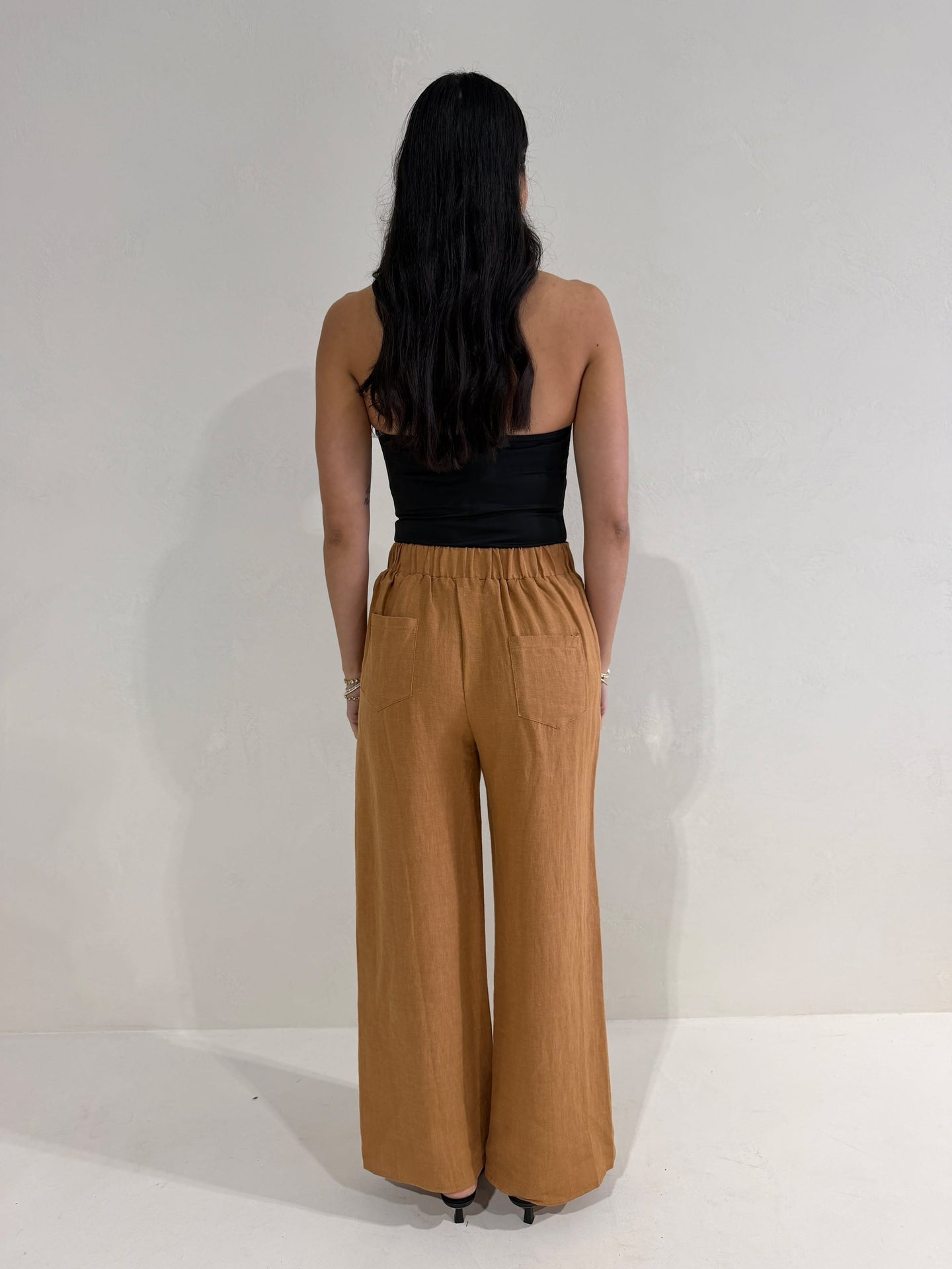 JUDE LINEN PANT- BRONZE