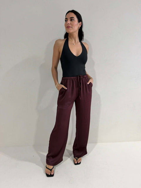 TAYLOR SATIN PANT