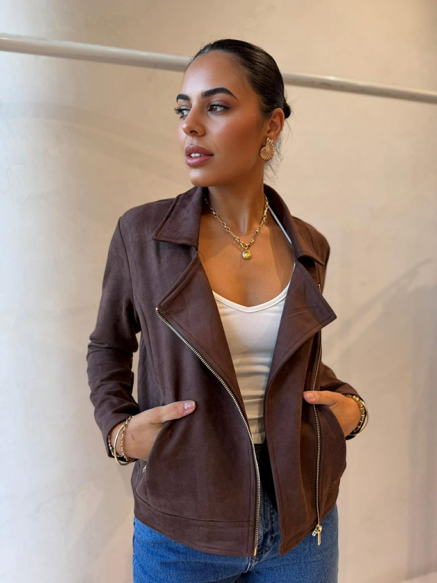SUEDE JACKET