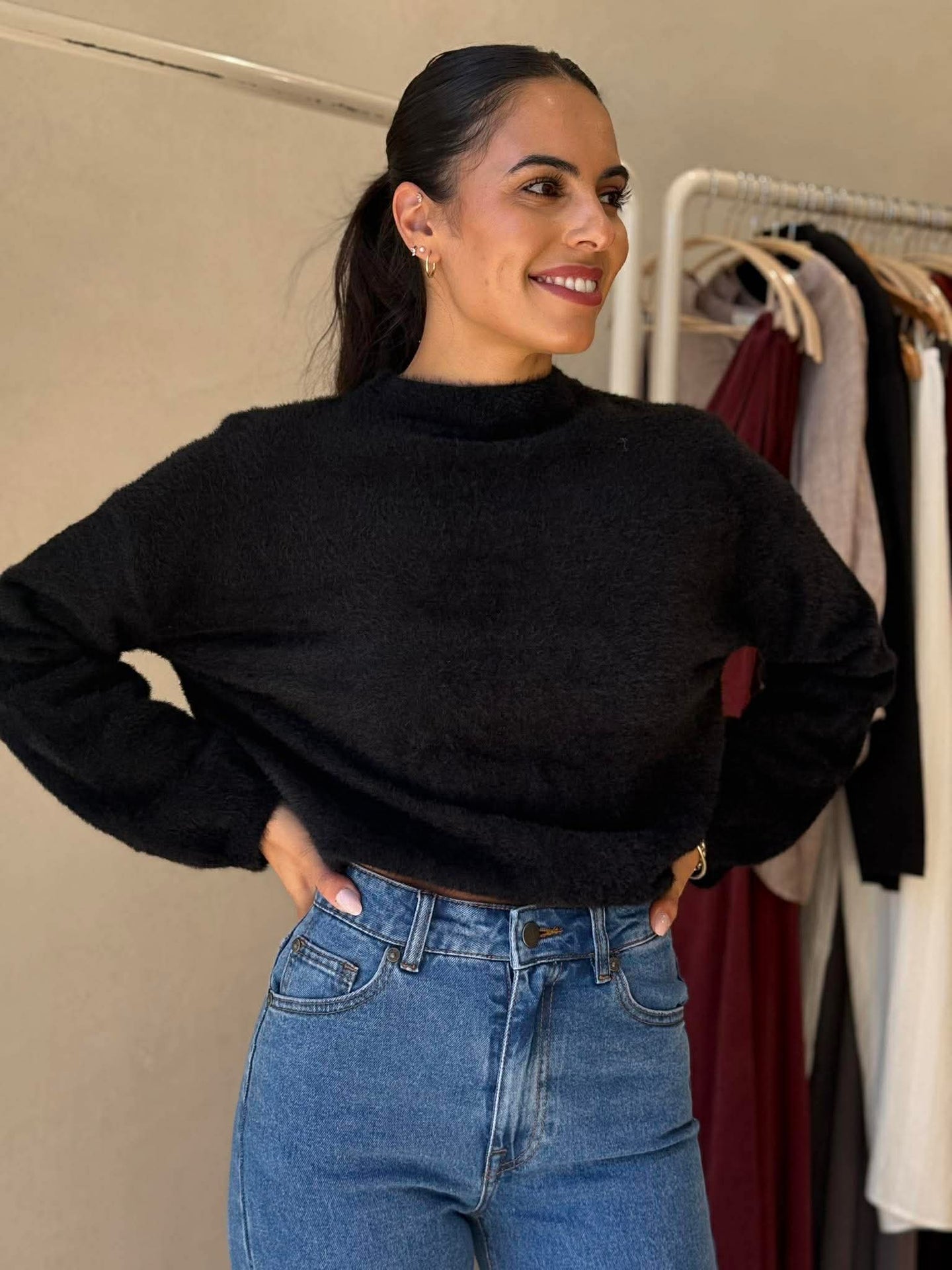 DANNI KNIT - BLACK
