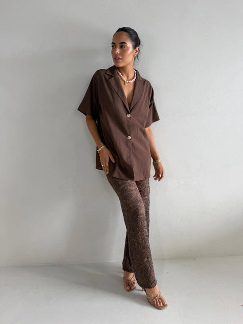 LACEY GIRL SET - CHOC