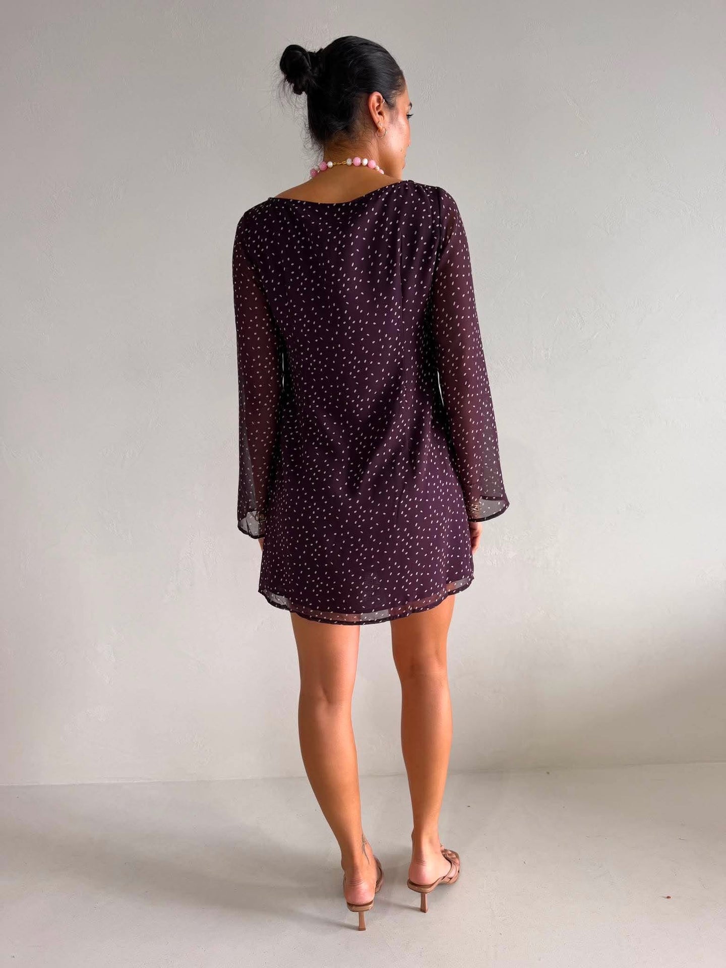 GRACE LONG SLEEVE MINI-PLUM
