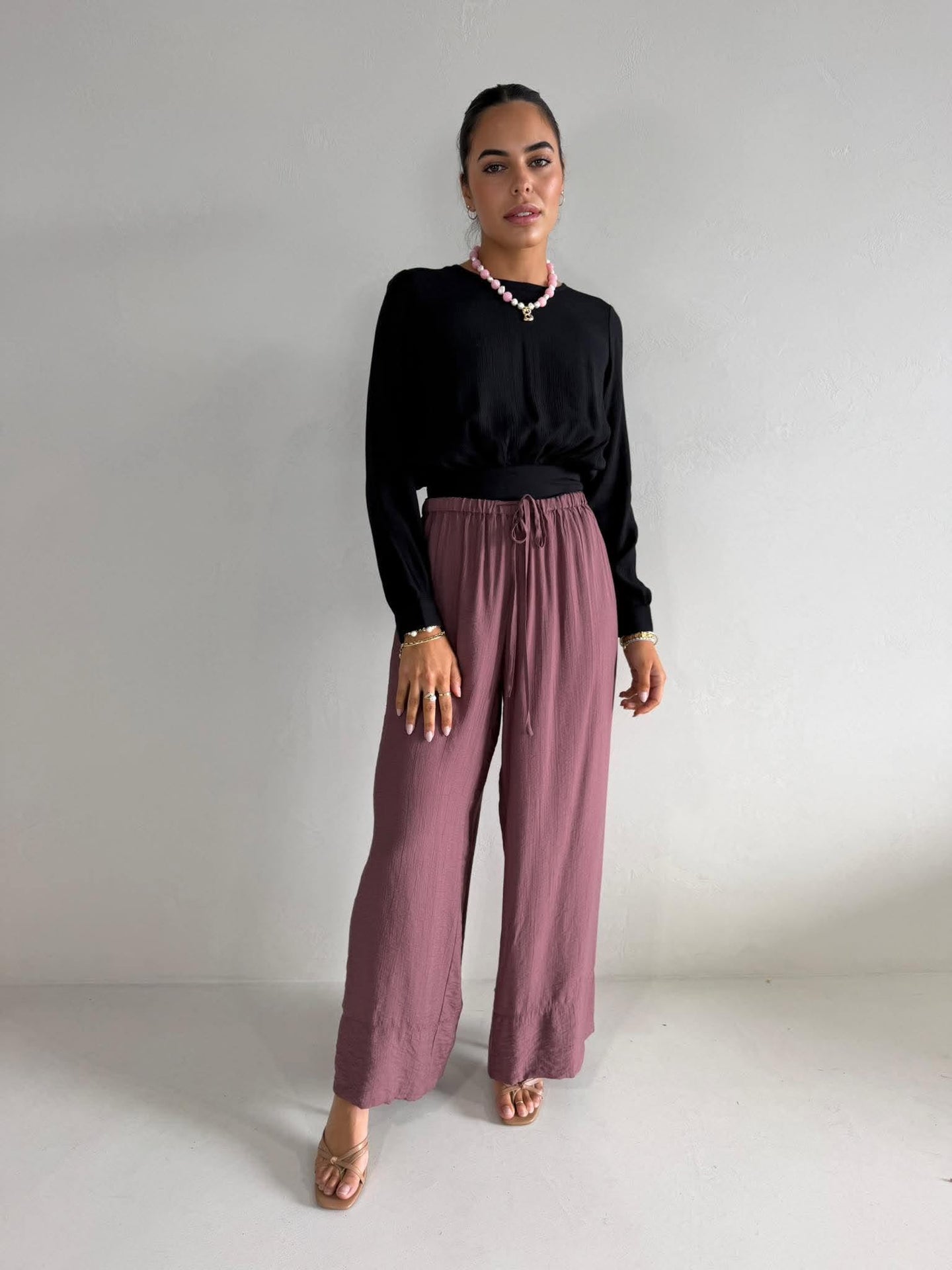 SIENNA PANT- ROSE