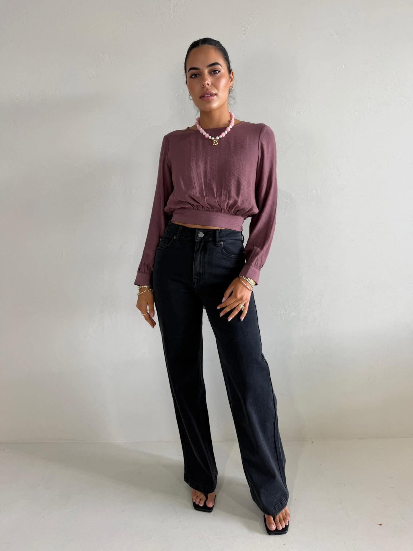 TIANA BLOUSE - ROSE