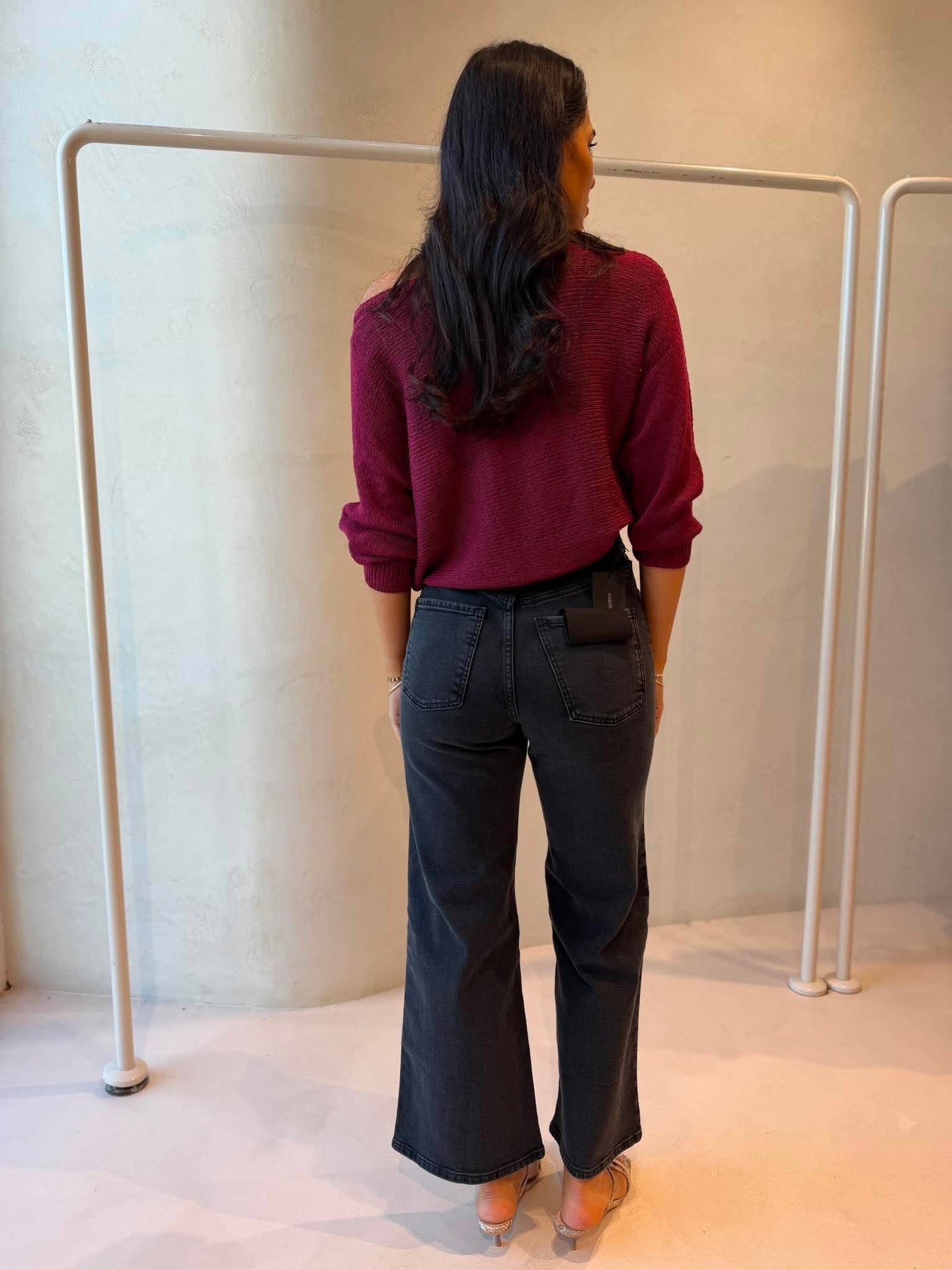 TAPE BOAT KNIT -PORT