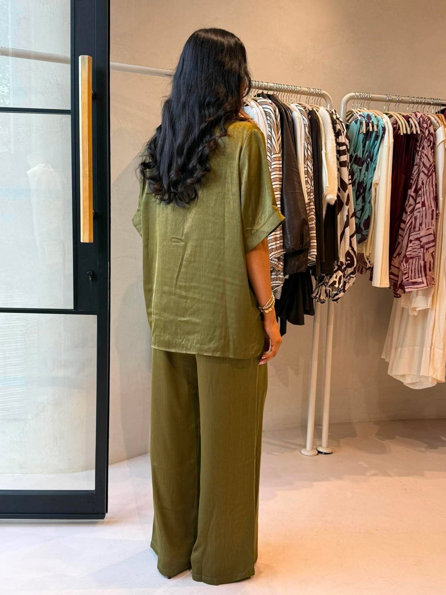 LEANDRA PANT- OLIVE