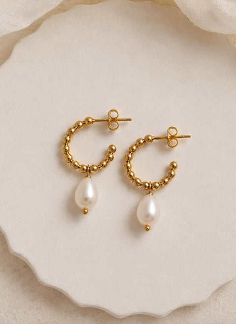 PEARL DROP EARRINGS