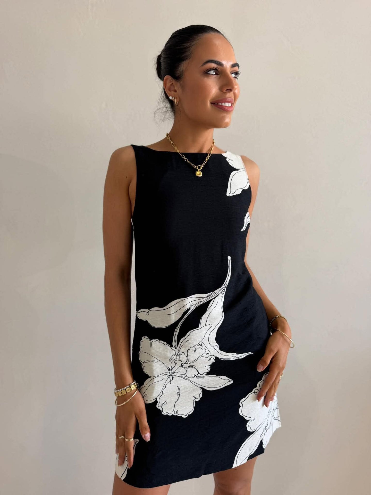 VEDA MINI SHIFT DRESS
