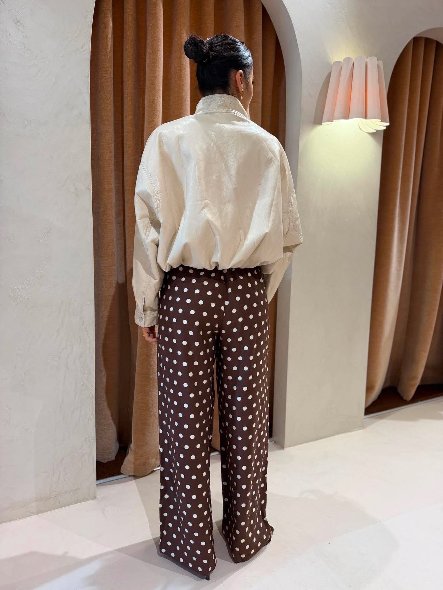 SOFT FAUX LEATHER- CREAM