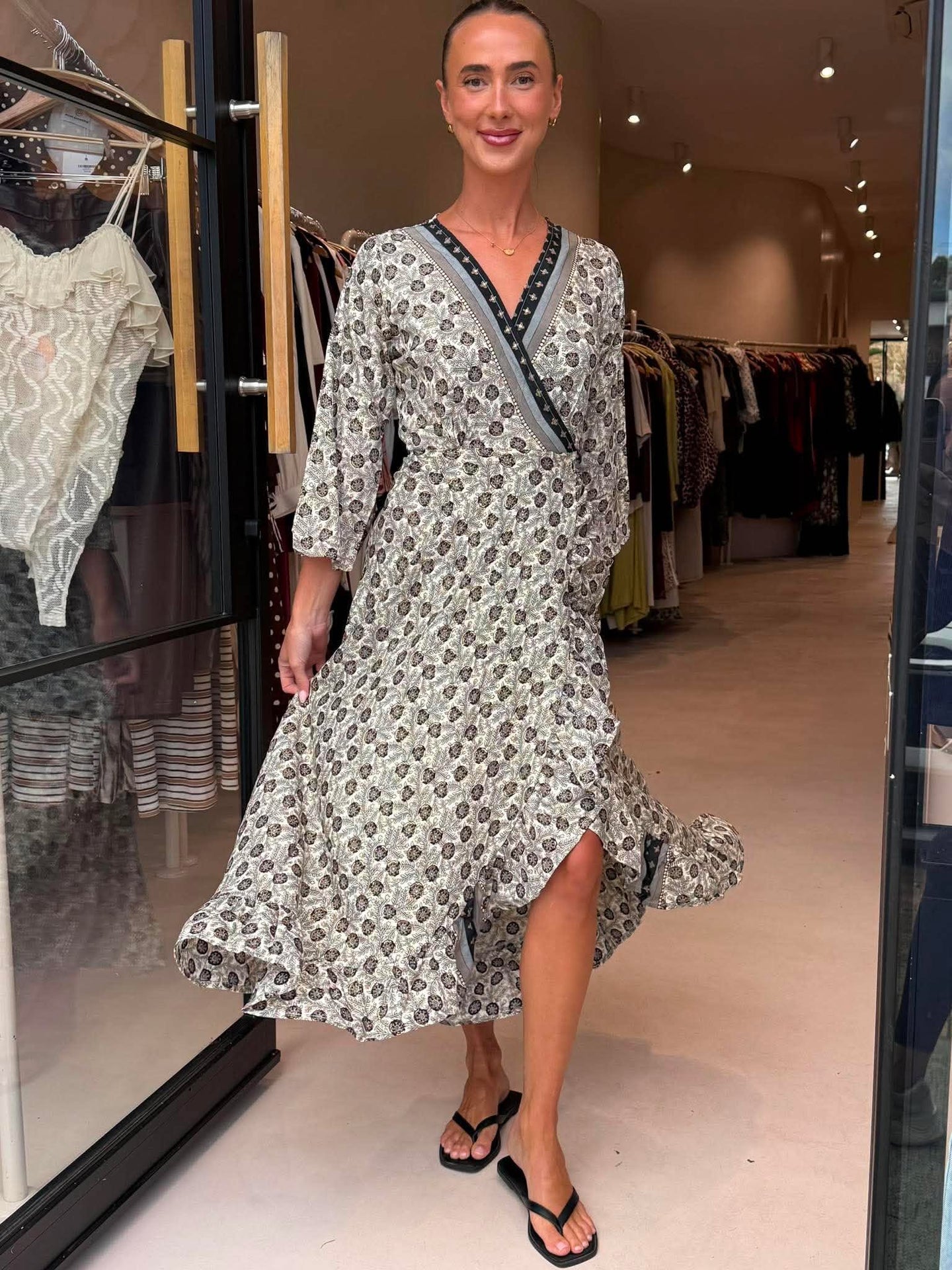 IZZY WRAP DRESS