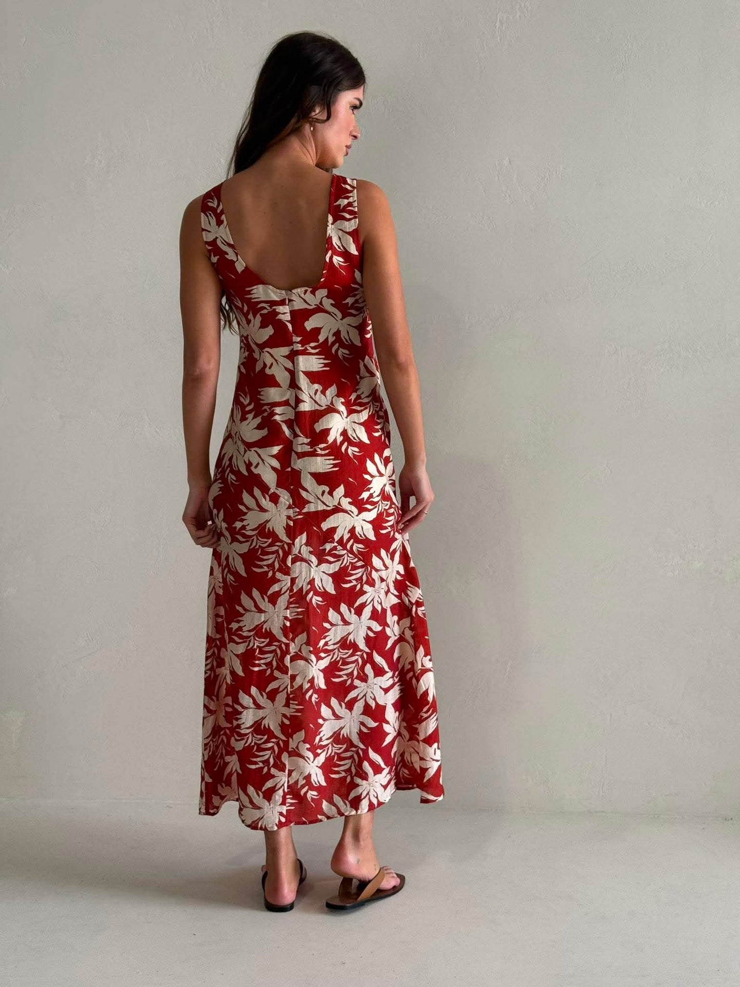 BRANDY MAXI DRESS -ISLAND FLORAL